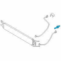 OEM Lower Hose Connector Diagram - 5S4Z-7D273-AC