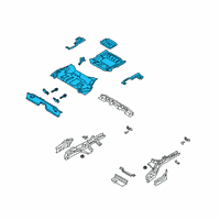 OEM Ford Escape PAN ASY - FLOOR Diagram - LX6Z-7811215-R