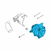 OEM 2011 Mercury Milan Alternator Diagram - 9E5Z-10346-A