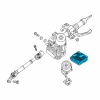 OEM 2015 Kia Soul EV Controller Assembly-Mdps Diagram - 56340E4100