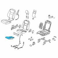 OEM Honda Ridgeline Heater, Right Front Diagram - 81134-T6Z-A41