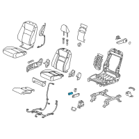 OEM 2022 Honda Passport Knob *NH900L* (A) (DEEP BLACK) Diagram - 81251-SDB-A71YC