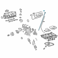 OEM 2009 Lexus LS600h Gage Sub-Assy, Oil Level Diagram - 15301-38070