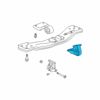 OEM 2002 Jeep Liberty INSULATOR-Engine Mount Diagram - 52059227AC