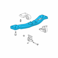 OEM 2002 Jeep Liberty Support-Transmission Diagram - 52058643AG