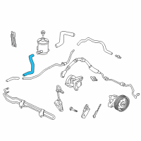 OEM Honda Odyssey Hose, Oil Tank Diagram - 53733-S0X-A01