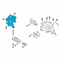 OEM Lincoln Front Mount Diagram - KD9Z-6038-A