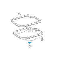 OEM 2009 Toyota Avalon Transmission Pan O-Ring Diagram - 90430-A0002
