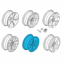 OEM 2015 BMW X1 Light Alloy Rim Diagram - 36-11-7-842-637