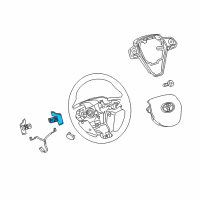 OEM 2019 Toyota Avalon Shift Paddle Diagram - 84610-33021