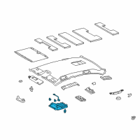 OEM 2011 Lexus GS460 Lamp Assy, Map Diagram - 81260-30C20-B0