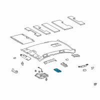 OEM 2007 Lexus GS430 Lamp Assembly, Rear Room Diagram - 81250-30200-A0