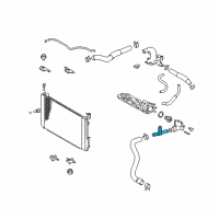 OEM 2006 Lexus RX330 Inlet, Water Diagram - 16321-0A040