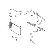 OEM 2000 Lexus SC300 Cap Sub-Assy, Radiator Diagram - 16401-20353