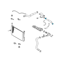 OEM 2008 Toyota Tundra By-Pass Hose Clamp Diagram - 90467-28007