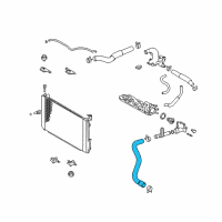 OEM 2005 Lexus RX330 Hose, Radiator, Outlet Diagram - 16572-0A070