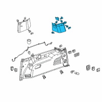 OEM 2016 Cadillac Escalade ESV Upper Pillar Trim Diagram - 23229801