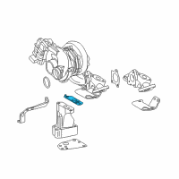 OEM Jeep Grand Cherokee Gasket-TURBOCHARGER Diagram - 68053124AA