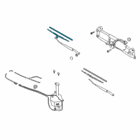 OEM 1992 Hyundai Elantra Blade Diagram - 99H09-AK019-C