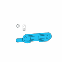 OEM 2014 Dodge Charger Lamp-Center High Mounted Stop Diagram - 57010604AJ