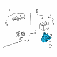 OEM 2017 Chevrolet Caprice Battery Tray Diagram - 92458432