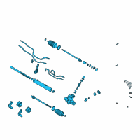 OEM 2002 Kia Rio Gear Assembly-Steering Diagram - 0K30C32110