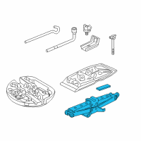 OEM 2019 Honda Accord Jack Assy., Pantograph Diagram - 89310-SHJ-A01