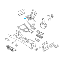 OEM 2015 BMW 428i xDrive Rubber Insert, Drink Holder Diagram - 51-16-9-227-894