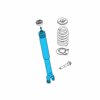 OEM 2016 Ford Police Interceptor Utility Shock Diagram - DB5Z-18125-G