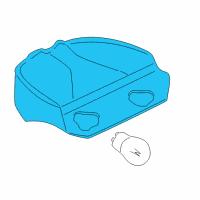 OEM 1997 Chevrolet Malibu Lamp Asm-High Mount Stop Diagram - 22634824