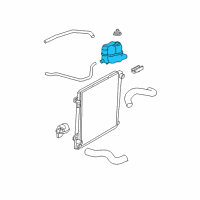 OEM Ford Explorer Reservoir Diagram - 3L2Z-8A080-AA