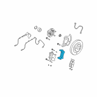 OEM 2007 Ford Edge Caliper Support Diagram - 7T4Z-2B292-B