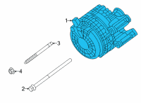 OEM 2022 Jeep Gladiator Generator-Engine Diagram - 68292739AB