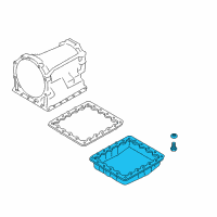 OEM 2021 Infiniti QX80 Oil Pan Assembly Diagram - 31390-1XJ0C