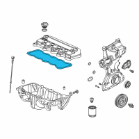 OEM Acura ILX Gasket, Head Cover Diagram - 12341-RNA-A01