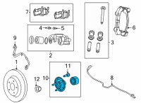 OEM Jeep Grand Cherokee L BRAKE Diagram - 68346852AA