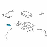 OEM Lexus GS450h Gear Sub-Assy, Sliding Roof Drive Diagram - 63260-30150