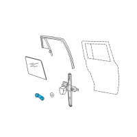 OEM 2009 Jeep Patriot Handle-Window Regulator Diagram - FW80DK2