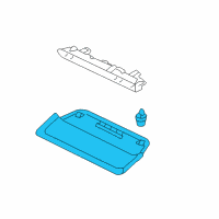 OEM 2007 Acura TL Cover Assembly, High Mount (Moon Lake Gray) Diagram - 83206-SEP-A00ZA