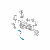 OEM 2000 Chevrolet Cavalier Oxygen Sensor Diagram - 12563848