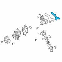 OEM Ford F-150 Auxiliary Pump Gasket Diagram - BR3Z-8507-A