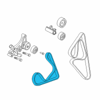 OEM Pontiac Bonneville Belt Diagram - 12588414