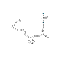 OEM 2005 Toyota MR2 Spyder Stabilizer Bar Washer Diagram - 90948-02032