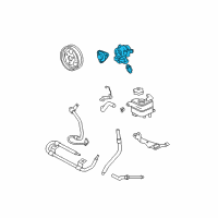 OEM 2008 Ford Ranger Power Steering Pump Diagram - 7L5Z-3A674-BRM