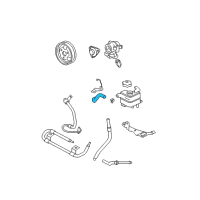 OEM 2007 Ford Ranger Reservoir Hose Diagram - 7L5Z-3691-A