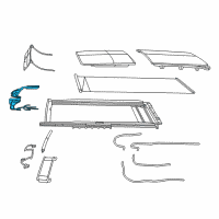 OEM 2015 Chrysler 200 Motor-SUNROOF Diagram - 68231385AB