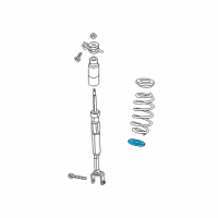 OEM 2016 Dodge Dart INSULATOR-Spring Seat Diagram - 5168085AB