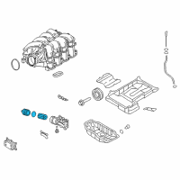 OEM 2010 Hyundai Genesis Oil Filter Service Kit Diagram - 26320-3C30A