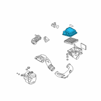 OEM 2008 Kia Optima Cover-Air Cleaner Diagram - 281112G200