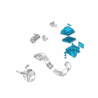 OEM Kia Optima Air Cleaner Assembly Diagram - 281102G200